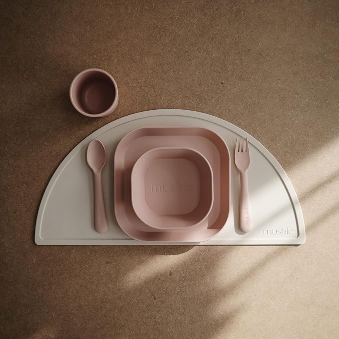 mushie Square Dinnerware Bowls for Kids | Made in Denmark - Image 4