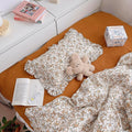BuLuTu Soft Cotton Muslin Kids Toddler Pillowcases Hibiscus Flowers Pattern by BuLuTu
