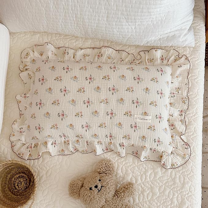 BuLuTu Cotton Muslin Kids Toddler Pillowcase - Image 7